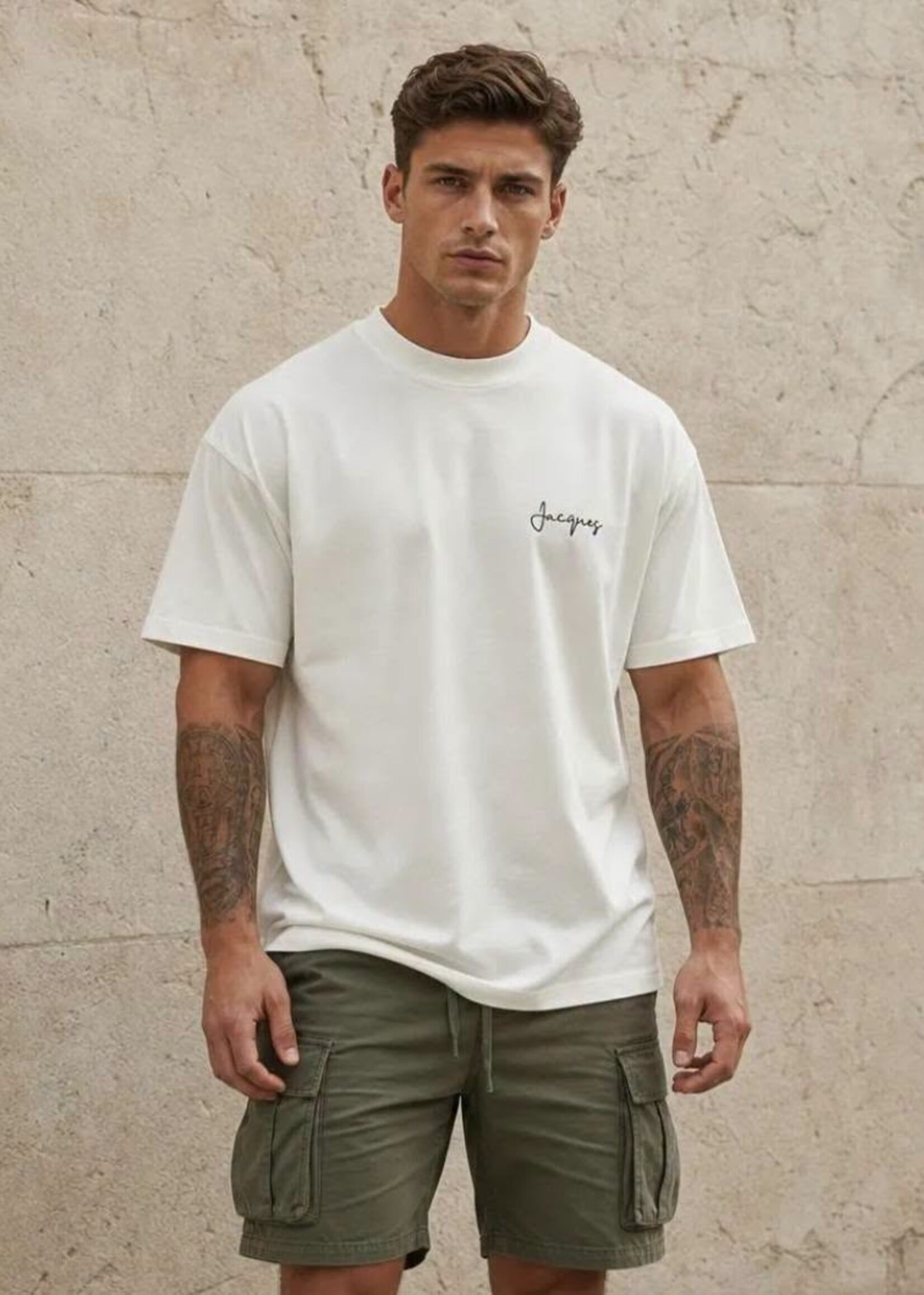 Oversized T-shirt ''Jacques'' wit