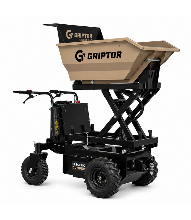 Griptor GRIPTOR EHD500-HL-D Accu Mini Dumper / Kruiwagen
