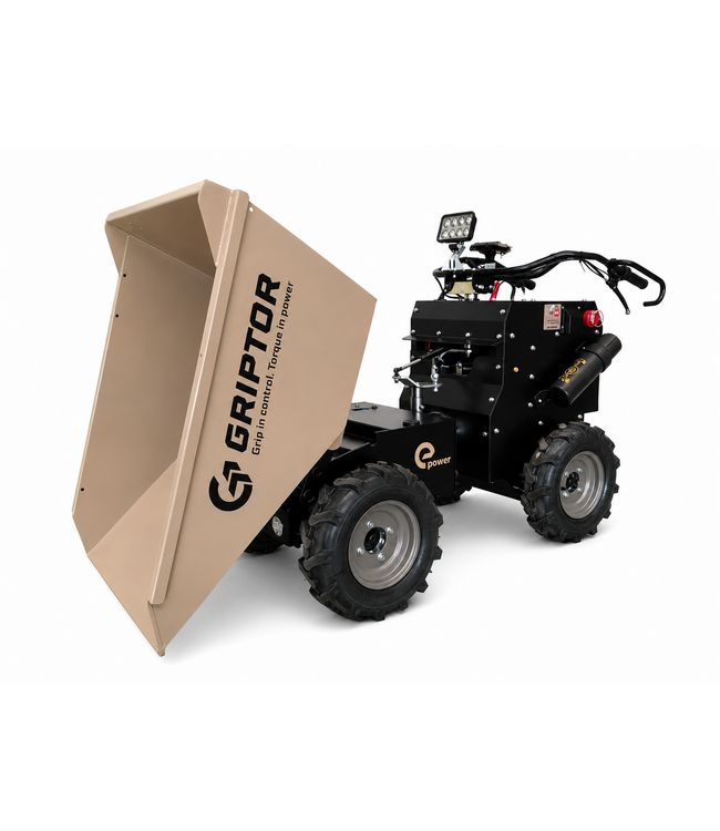 Griptor GRIPTOR EHD300-MT Accu Mini Dumper / Kruiwagen (4WD)