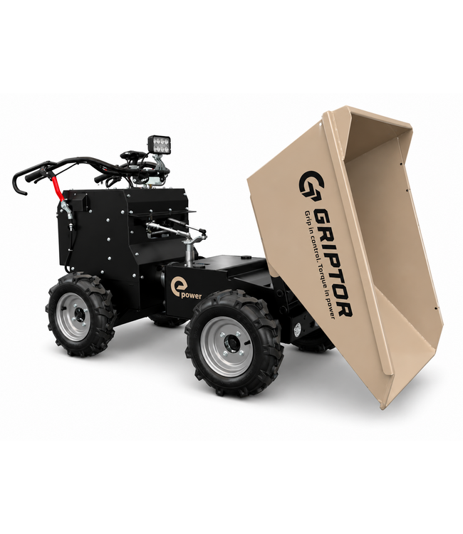 Griptor GRIPTOR EHD300-MT Accu Mini Dumper / Kruiwagen (4WD)