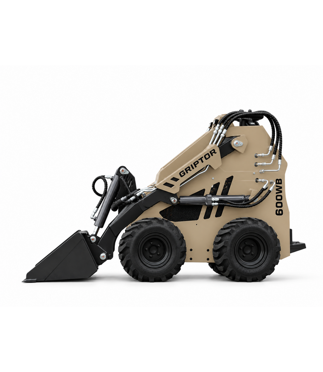 Griptor GRIPTOR 600WB Benzine Stand-On Skid Steer Mini Lader