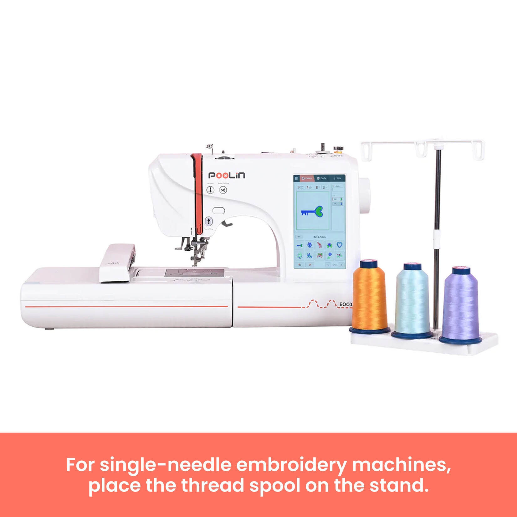 PooLin Embroidery Thread (800 m rolls) - 60 colours