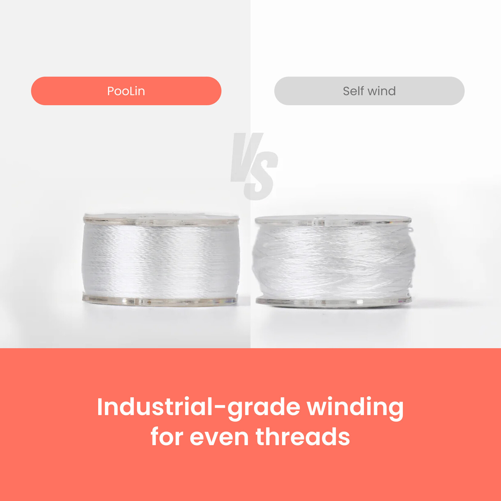 PooLin Embroidery Bobbin Type L