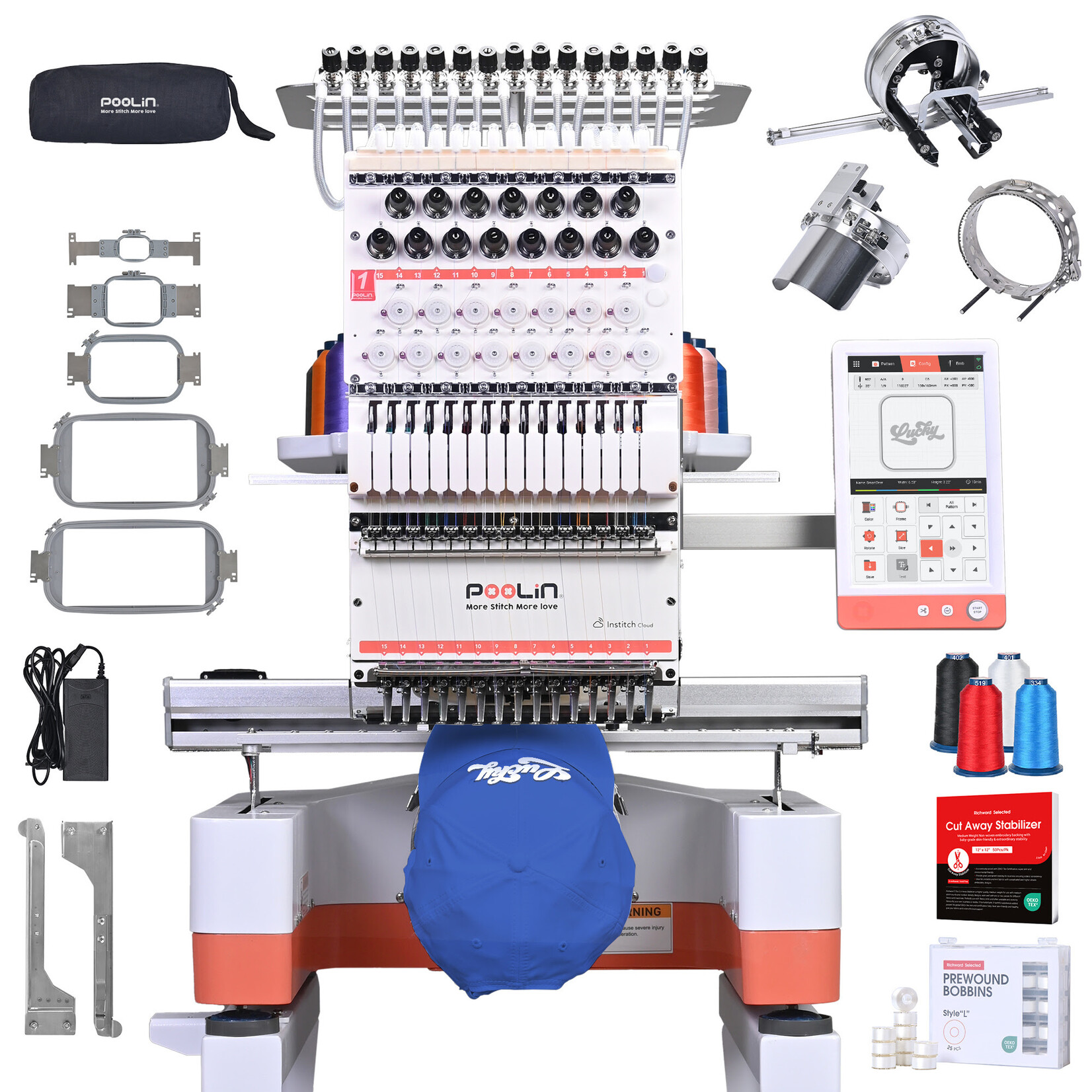 PooLin EOM Multi-Needle Embroidery Machine