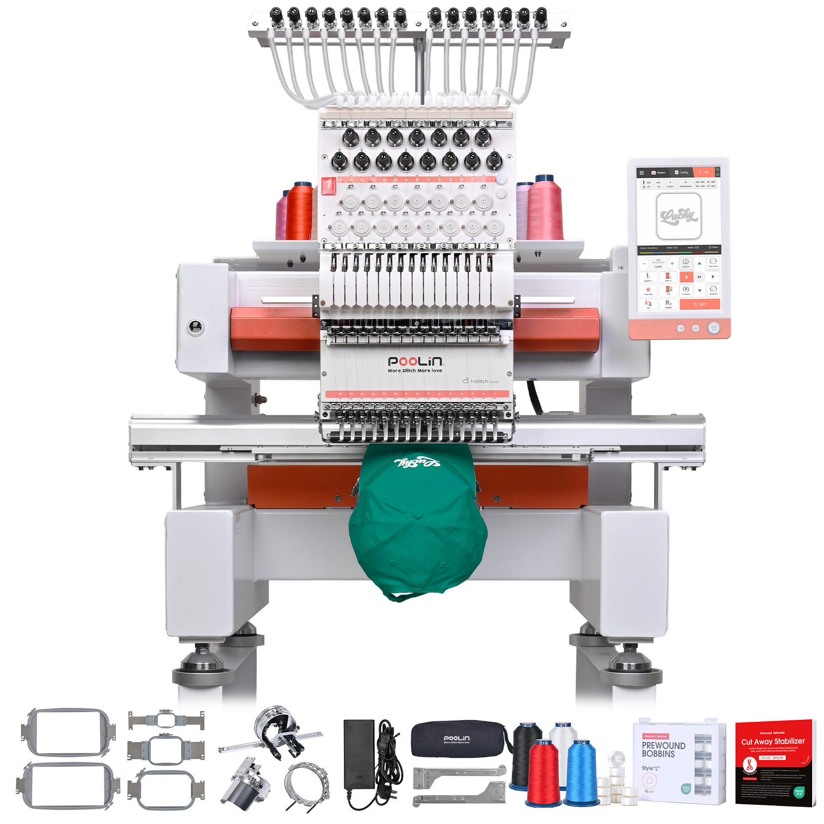 PooLin EOV Multi-Needle Embroidery Machine