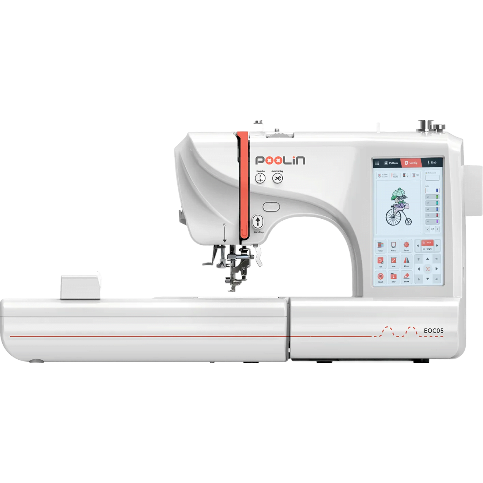 PooLin EOC05 Embroidery Machine