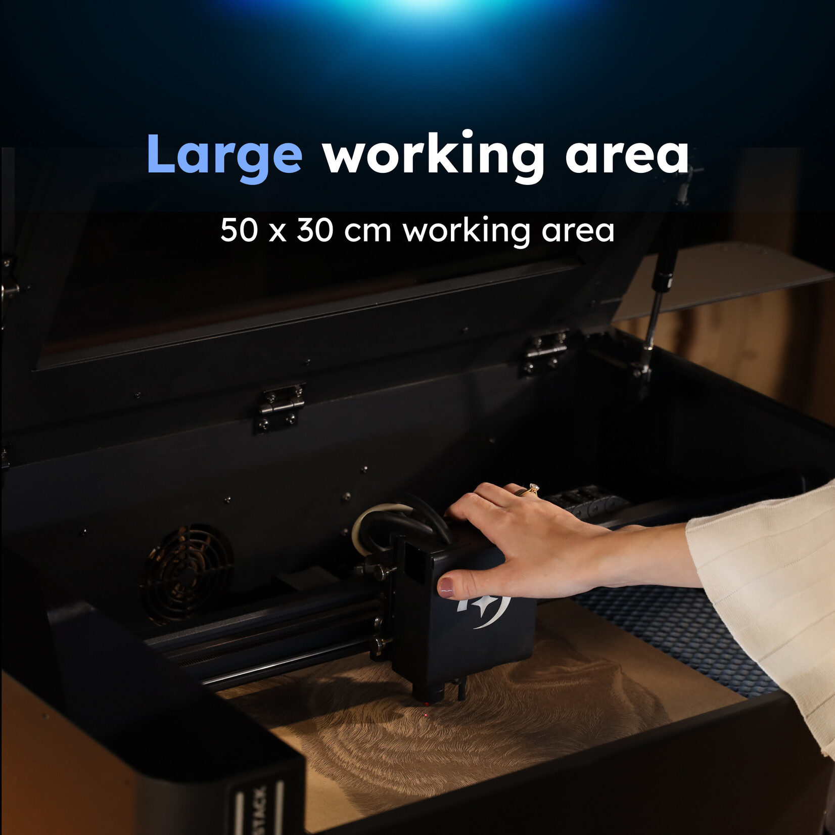 AtomStack Hurricane Laser Cutter 55W