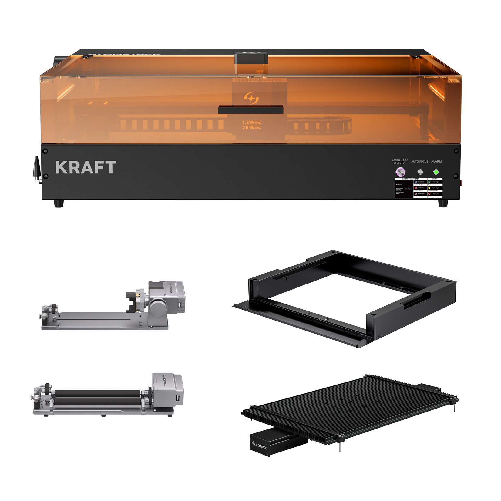 AtomStack Kraft Laser Cutter - 40 W Diode