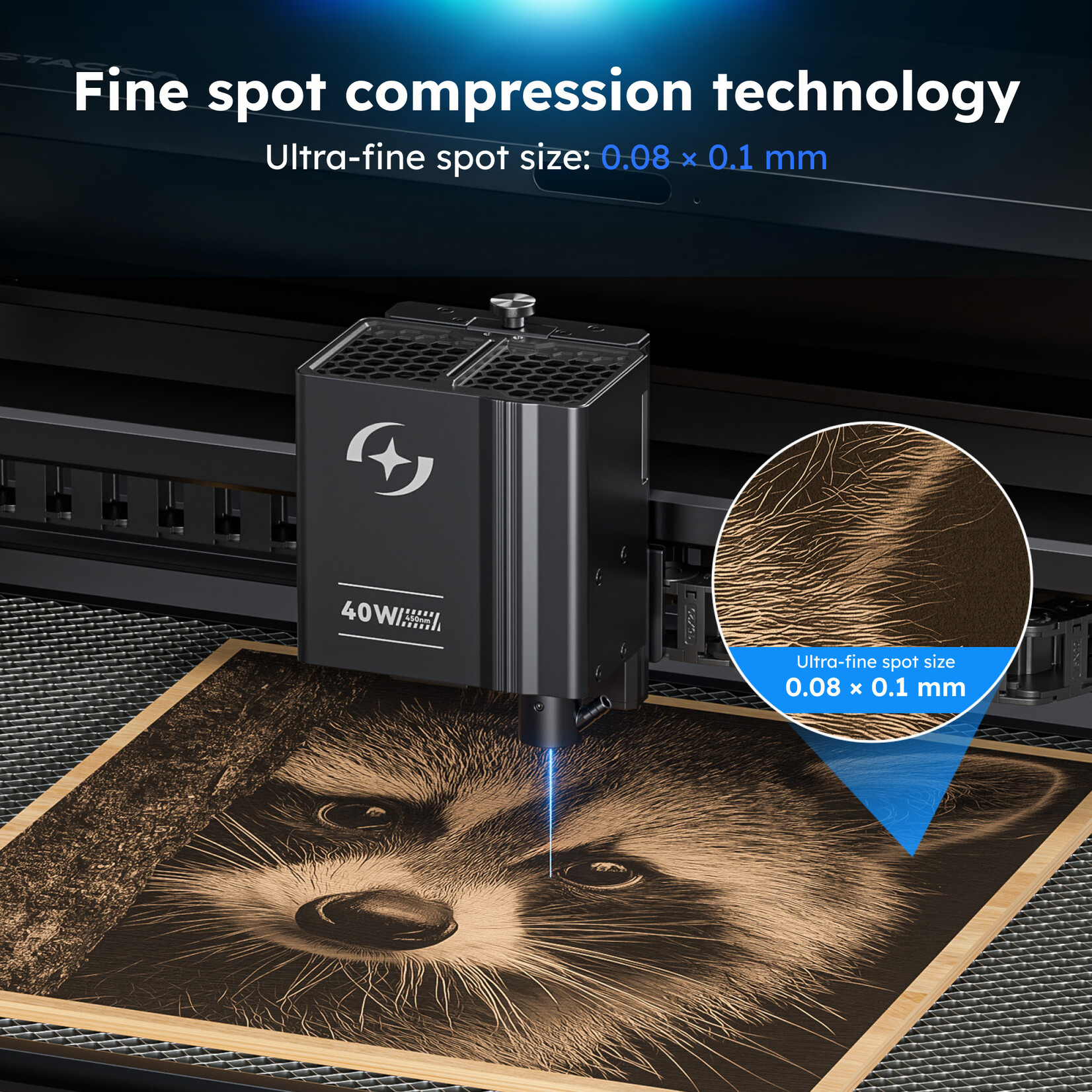 AtomStack Kraft Laser Cutter - 40 W Diode
