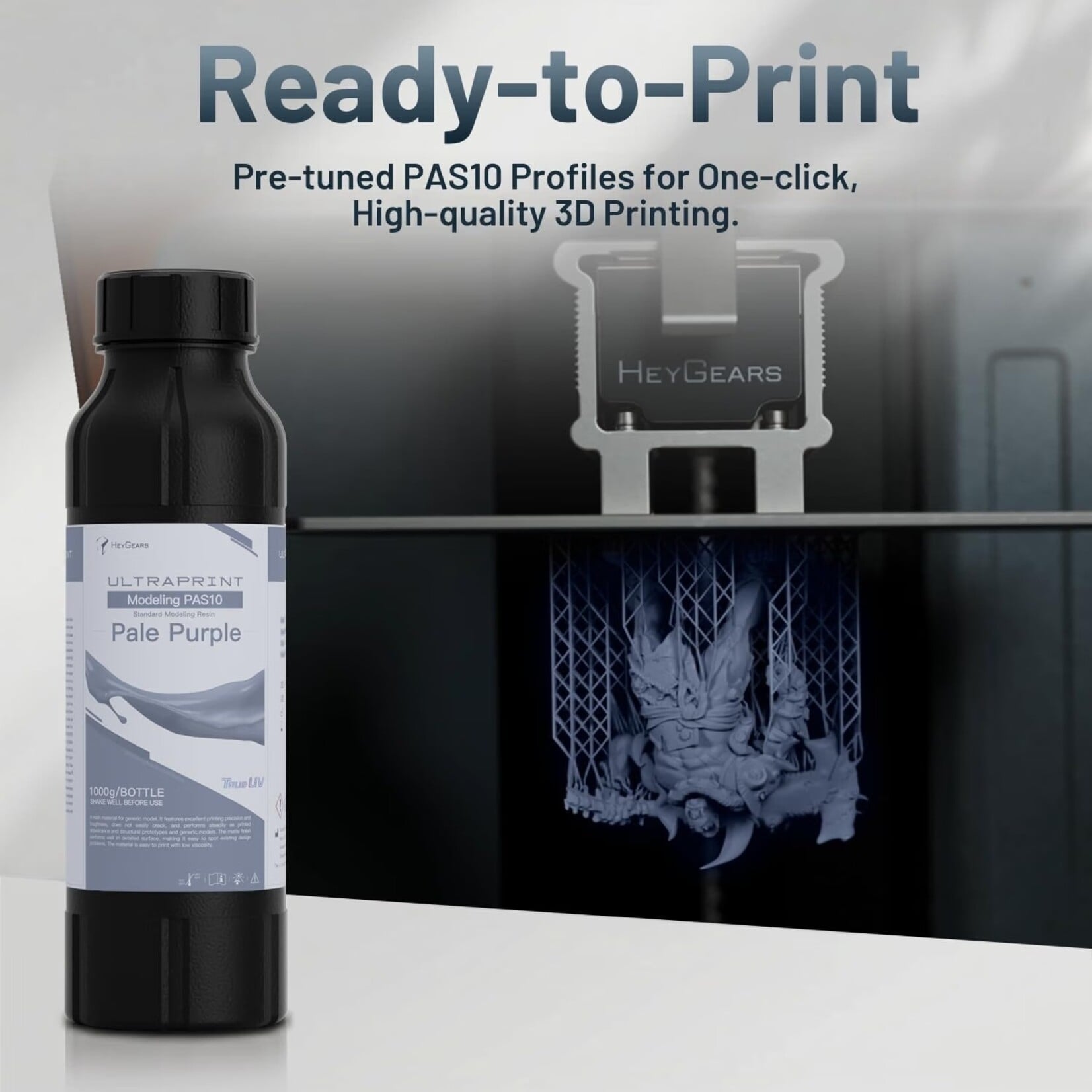 HeyGears UltraPrint Modeling Resin PAS10 - Black