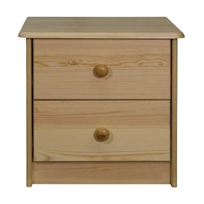 Vidaxl Szafka nocna z litego drewna sosnowego 43x34 cm - Rabat 69%