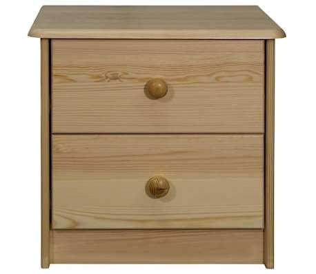 Vidaxl Szafka nocna z litego drewna sosnowego 43x34 cm - Rabat 69%