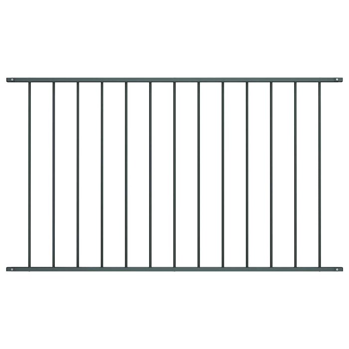 Vidaxl Panel ogrodzeniowy stalowy 170x100 cm antracyt - 26% taniej