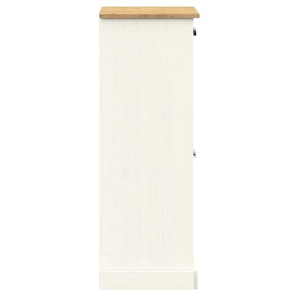Vidaxl Biała szafka na buty VIGO 60x35x96 cm - sosnowa - 77% taniej