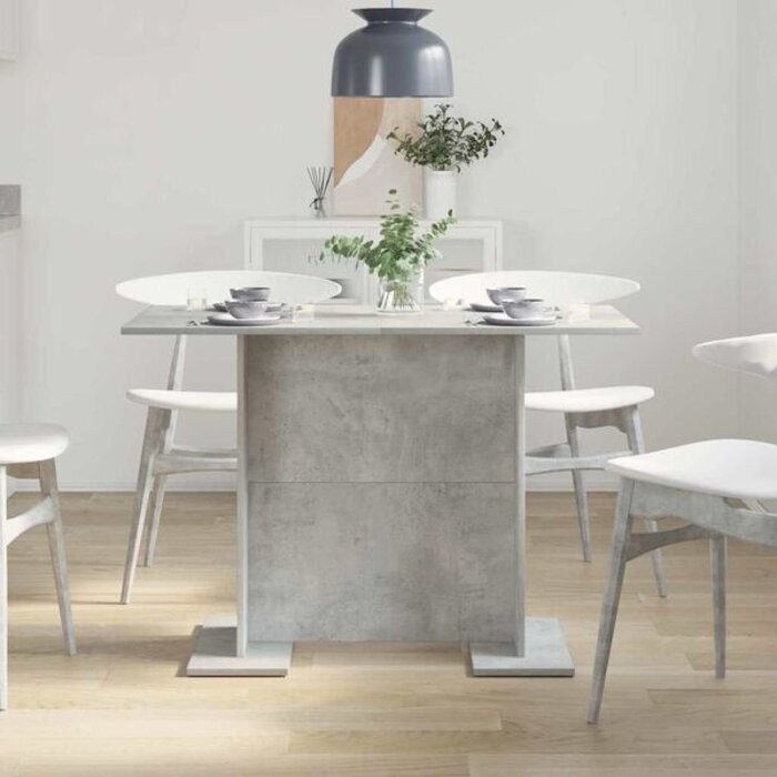 Vidaxl Stół jadalniany 110x60x75 cm, betonowa szarość - 78% taniej
