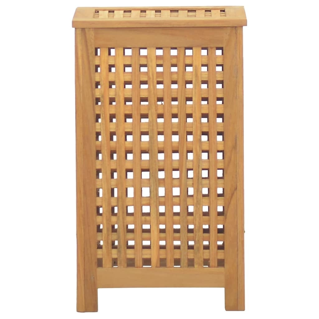 Vidaxl Kosz na pranie z drewna tekowego 35x25x60 cm - 46% taniej