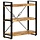 Industrialny regał z drewna mango 77x30x80 cm - 77% taniej