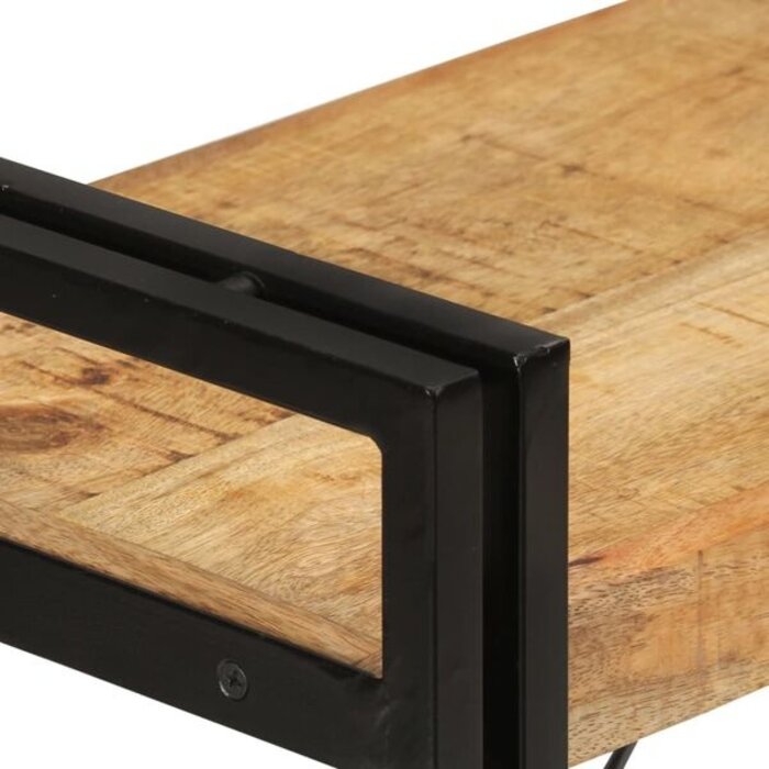 Vidaxl Industrialny regał z drewna mango 77x30x80 cm - 77% taniej