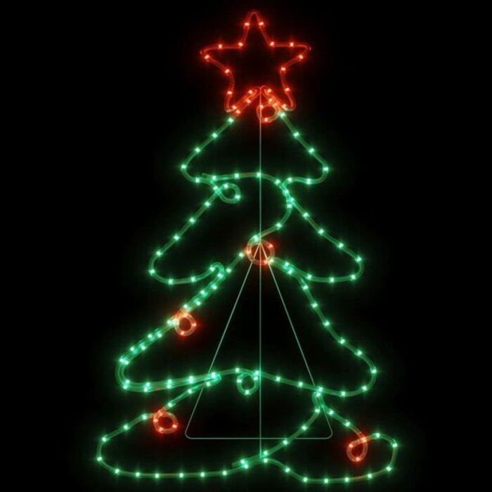 Vidaxl Świetlna choinka LED 88x56 cm - 144 diody - 70% taniej