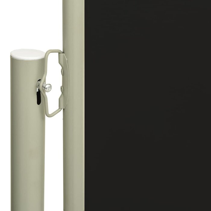 Vidaxl Wysuwana osłona boczna 140x300 cm czarna - 73% taniej