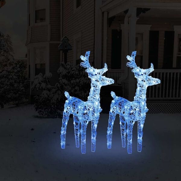 Vidaxl Świecące renifery LED, 2 sztuki, 55 cm - 73% taniej