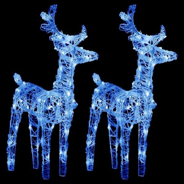 Vidaxl Świecące renifery LED, 2 sztuki, 55 cm - 73% taniej