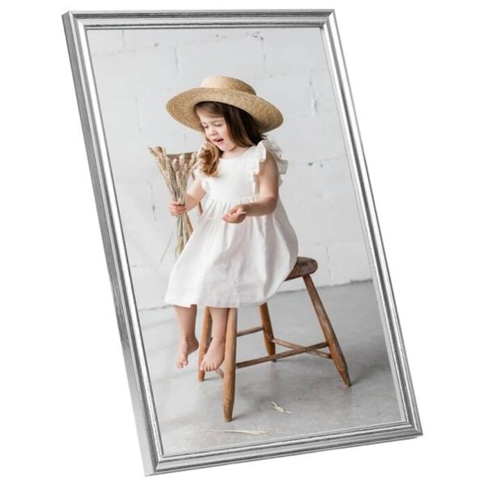 Vidaxl Zestaw 5 srebrnych ramek 70x90 cm - Oszczędzasz 75% taniej