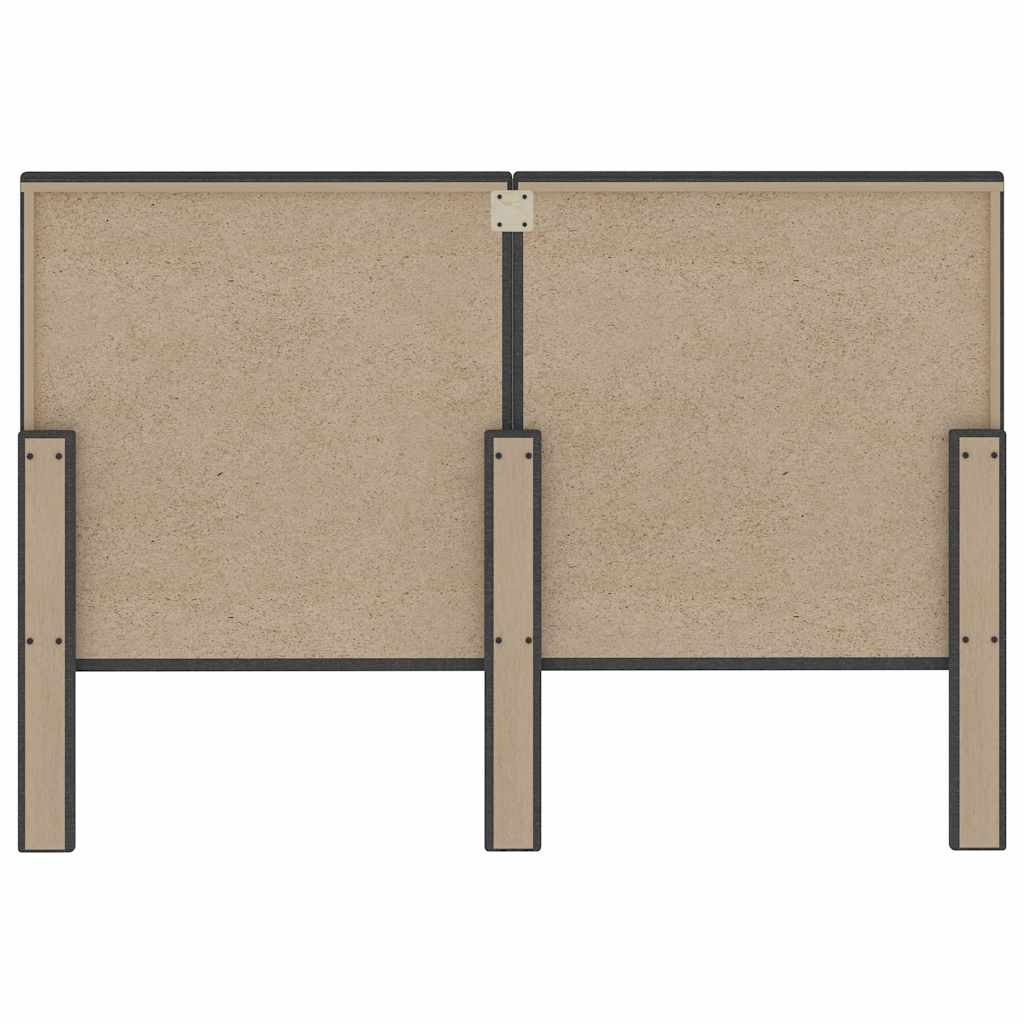 Vidaxl Pikowane wezgłowie łóżka 140x200 cm ciemnoszare - 78% taniej