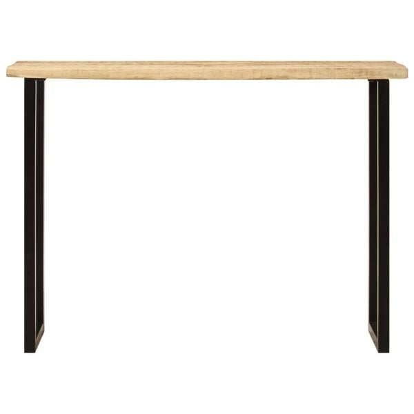 Vidaxl Stolik przyścienny z litego drewna mango 105x33cm - 86% taniej