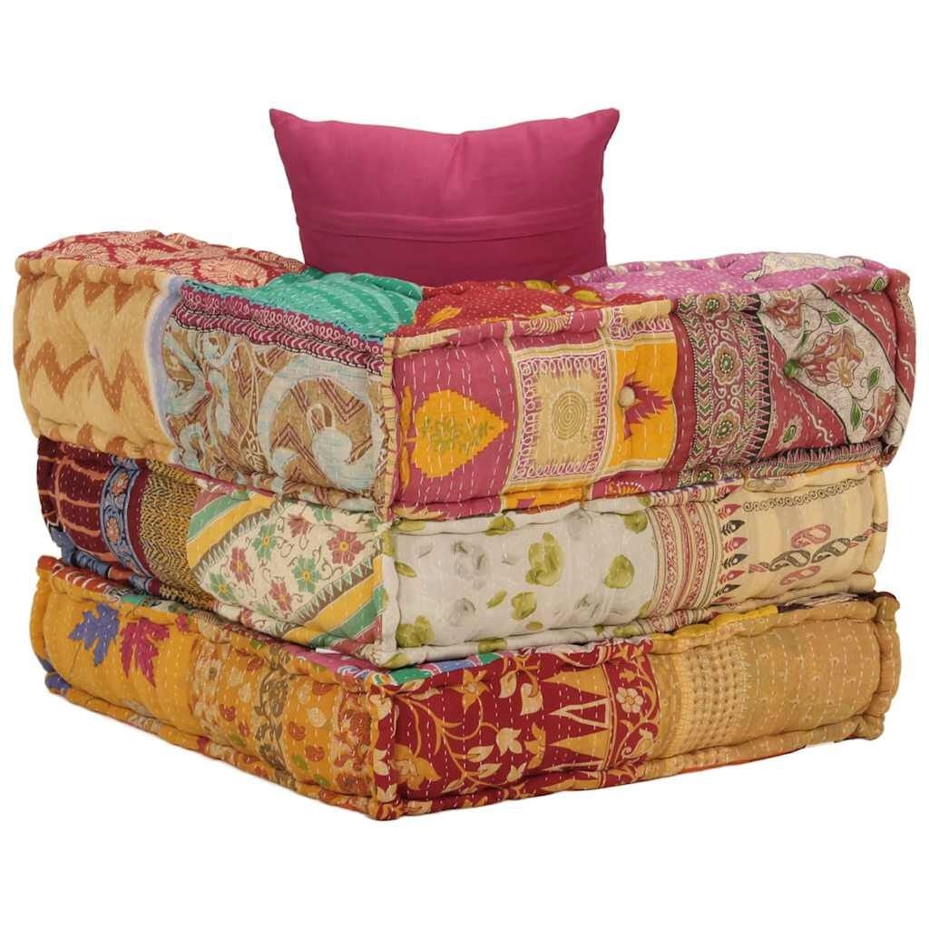 Vidaxl Pufa modułowa patchworkowa 70x70x56 cm - 86% taniej