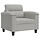 Sofa trzyosobowa 180 cm ciemnoszara - 89% taniej