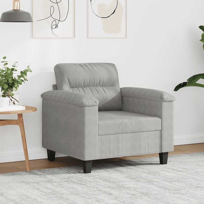 Vidaxl Sofa trzyosobowa 180 cm ciemnoszara - 89% taniej