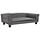 Stylowa sofa dla psa 95x55x30 cm - szara - 76% taniej