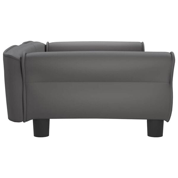 Vidaxl Stylowa sofa dla psa 95x55x30 cm - szara - 76% taniej