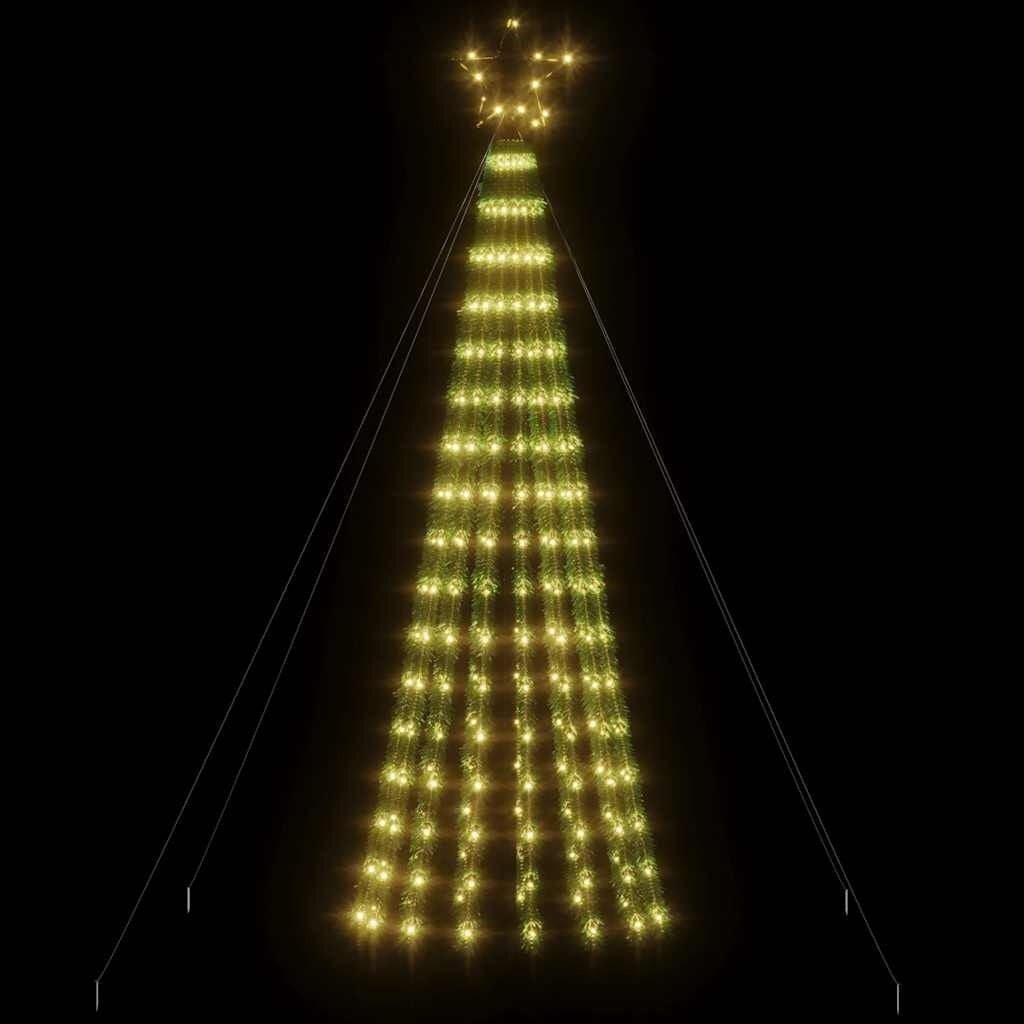 Vidaxl Świąteczna choinka LED 180 cm, 275 diod, ciepła biel - 77% taniej