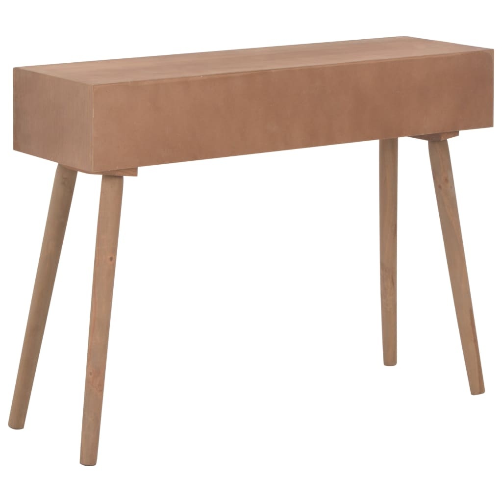 Vidaxl Rustykalna konsola z 3 szufladami 100x30 cm - 77% taniej