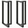 Nogi do stołu barowego w kształcie T 60x35x110 cm antracyt - 87% taniej