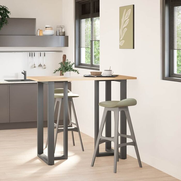 Vidaxl Nogi do stołu barowego w kształcie T 60x35x110 cm antracyt - 87% taniej