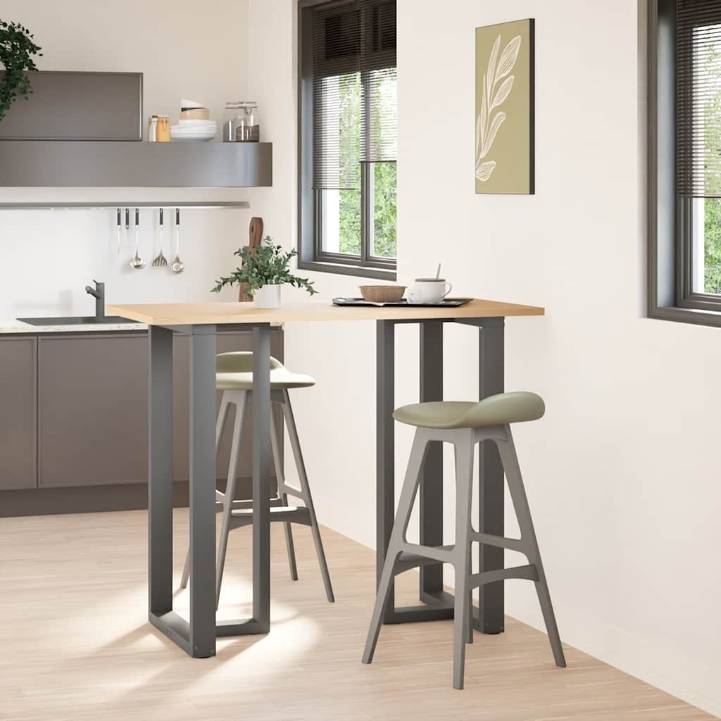 Vidaxl Nogi do stołu barowego w kształcie T 60x35x110 cm antracyt - 87% taniej