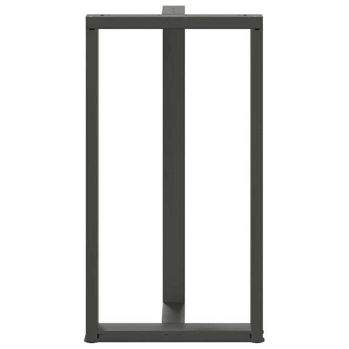 Vidaxl Nogi do stołu barowego w kształcie T 60x35x110 cm antracyt - 87% taniej