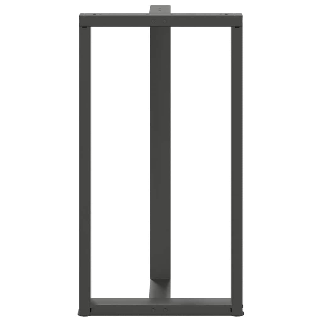 Vidaxl Nogi do stołu barowego w kształcie T 60x35x110 cm antracyt - 87% taniej