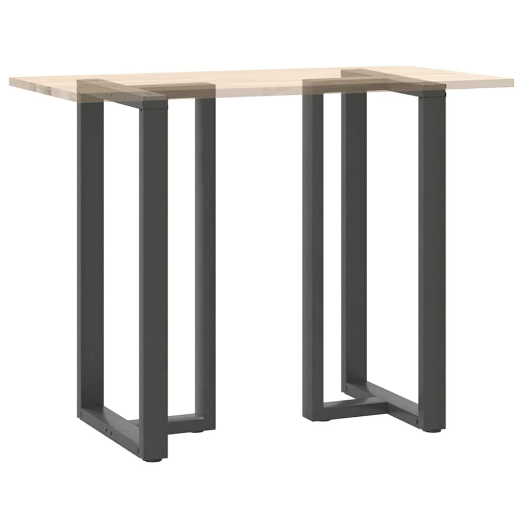 Vidaxl Nogi do stołu barowego w kształcie T 60x35x110 cm antracyt - 87% taniej