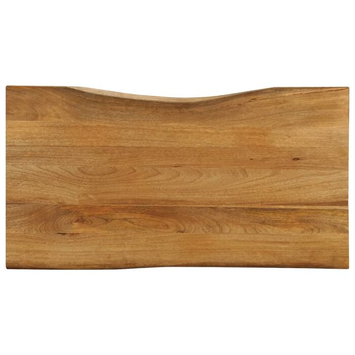 Vidaxl Blat z litego drewna mango 100x60 cm - naturalna krawędź - 79% taniej