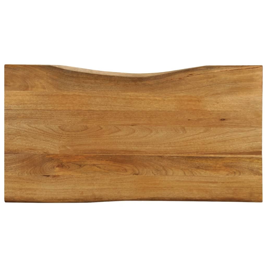 Vidaxl Blat z litego drewna mango 100x60 cm - naturalna krawędź - 79% taniej