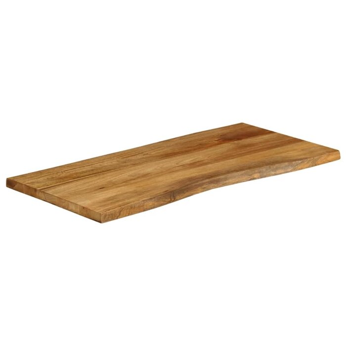 Vidaxl Blat z litego drewna mango 100x60 cm - naturalna krawędź - 79% taniej