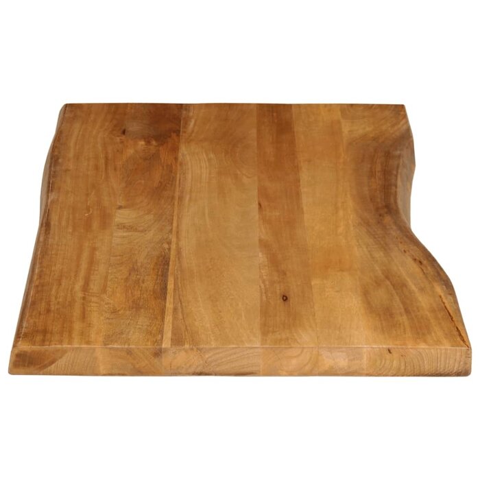 Vidaxl Blat z litego drewna mango 100x60 cm - naturalna krawędź - 79% taniej