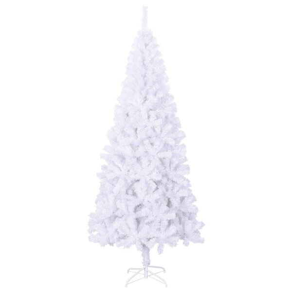 Vidaxl Sztuczna biała choinka 210 cm - 910 gałązek - 51% taniej