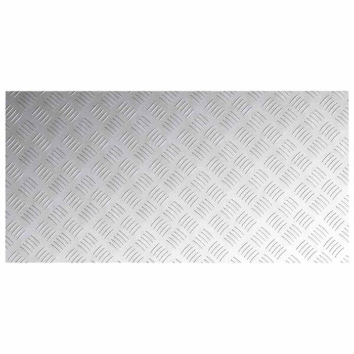 Vidaxl Aluminiowe płyty ryflowane 100x50 cm 4 szt. - 87% taniej