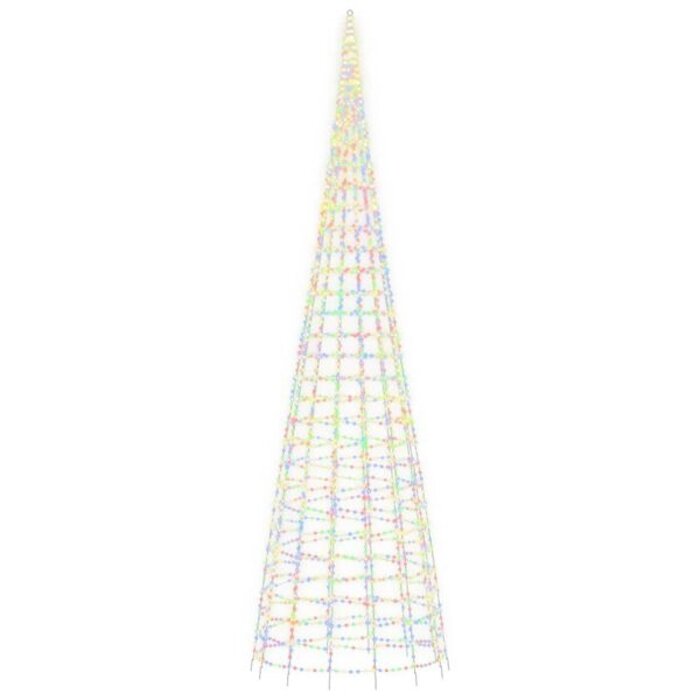 Vidaxl LED choinka na maszt 800 cm 3000 diod - 88% taniej