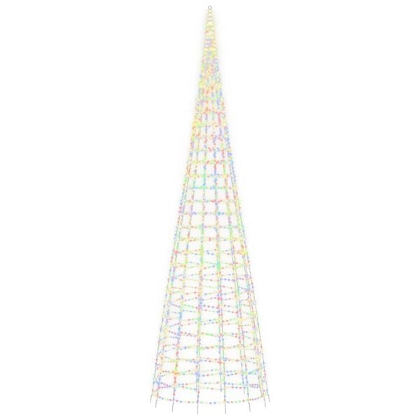Vidaxl LED choinka na maszt 800 cm 3000 diod - 88% taniej